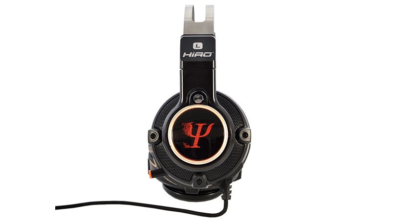 SŁUCHAWKI HIRO PSI CZARNY stalowa konstrukcja gruba piańka wygodne