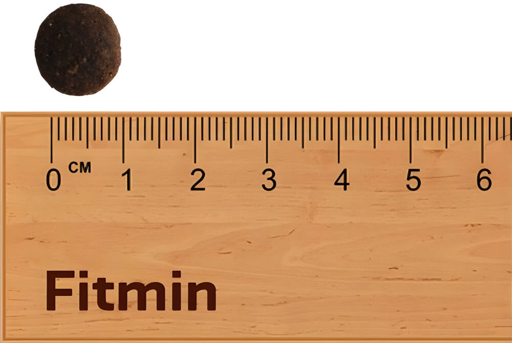 Karma dla kota FITMIN Cat Purity Castrate Kurczak 10 kg wielkość chrupki około 1 cm na miarce