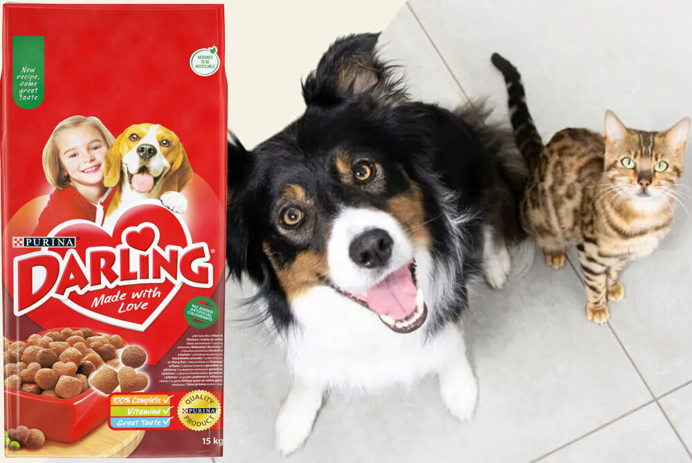 Karma dla psa DARLING z wołowiną i warzywami 15 kg witaminy zdrowie