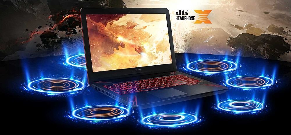 Laptop Gamingowy ASUS TUF Gaming FX504 - Dźwięk 7.1