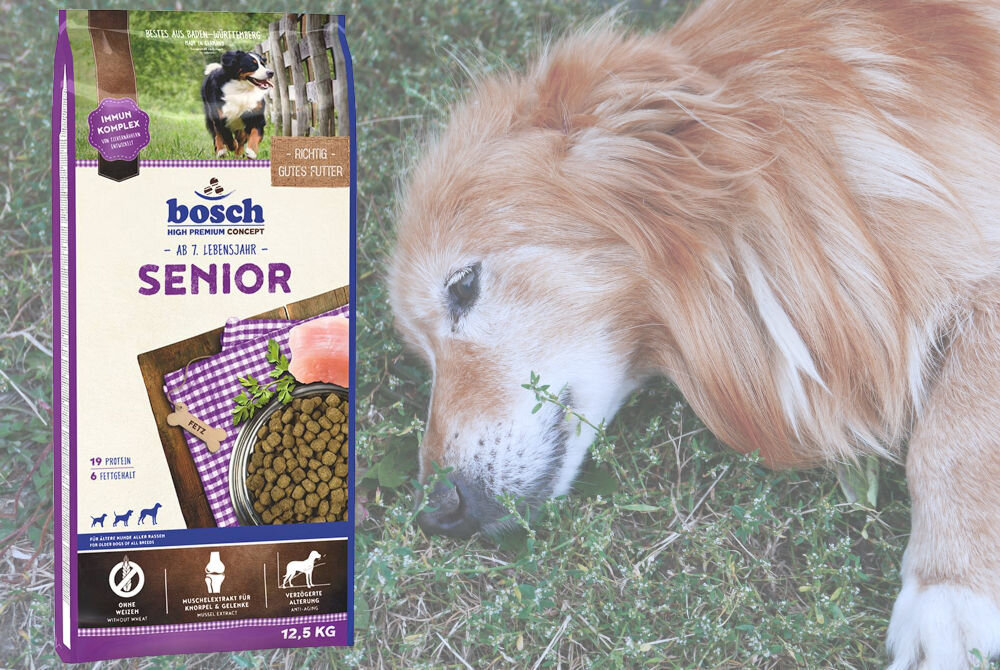 Karma dla psa BOSCH Senior 12,5 kg dodatki witaminy minerały
