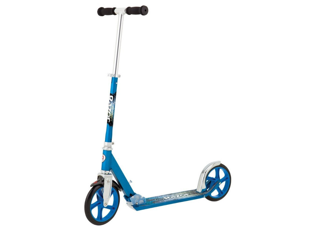 Hulajnoga RAZOR A5 Lux 13073042 Niebieski dla młodszych i starszych użytkowników nowoczesny design ciekawe wzornictwo z aluminium lekka wytrzymała w niebieskim kolorze dla osób powyżej 8 roku życia