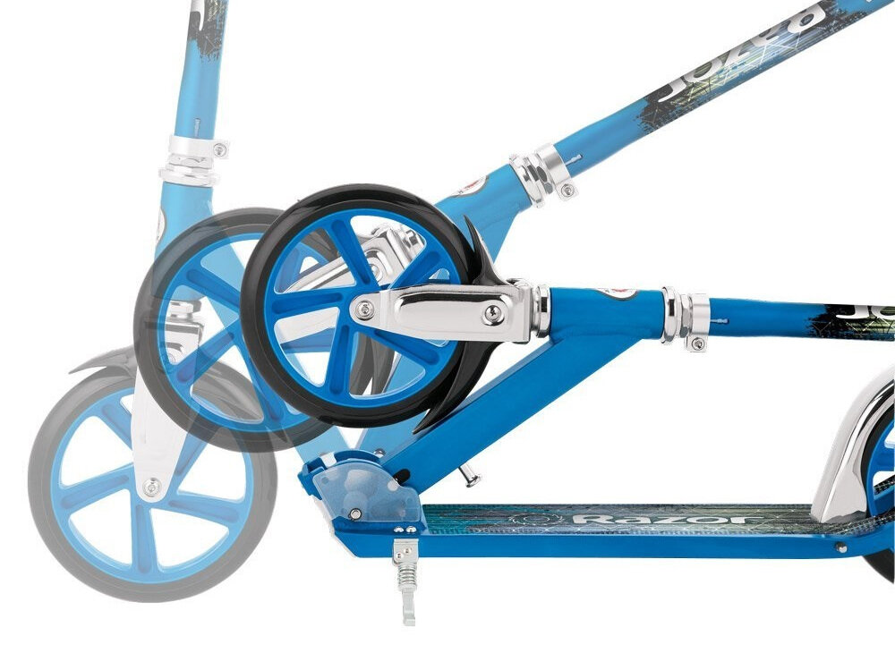 Hulajnoga RAZOR A5 Lux 13073042 Niebieski nieduża waga 3,85 kg prosty system składania zajmuje niewiele miejsca