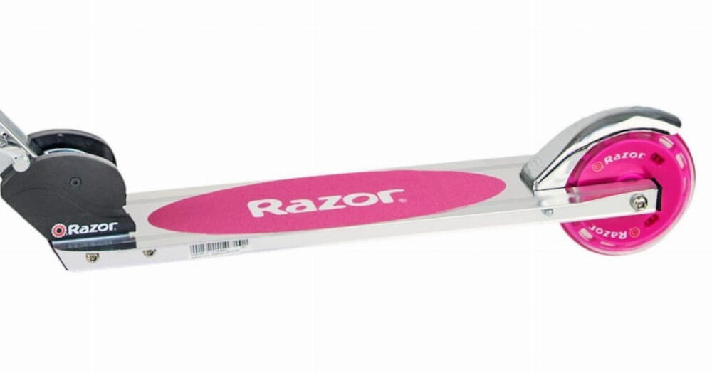 Hulajnoga dla dzieci RAZOR A125 GS Różowy podest jezdny szeroki antypoślizgowa powierzchnia maksymalne obciążenie do 65 kg