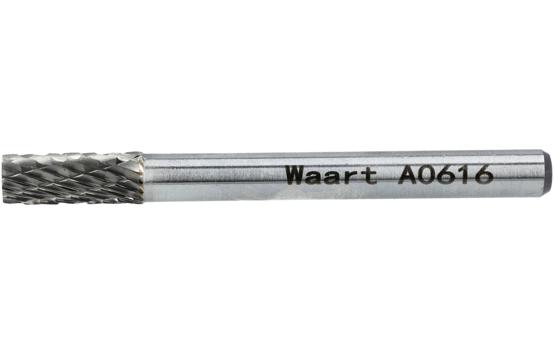 Metalowy frez trzpieniowy z węglika z widocznym napisem \'Waart A0616\'.