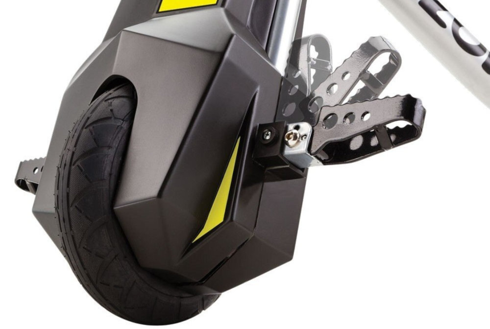 Pojazd do driftu RAZOR PowerRider 360 Czarno.żółty koło stal konstrukcja