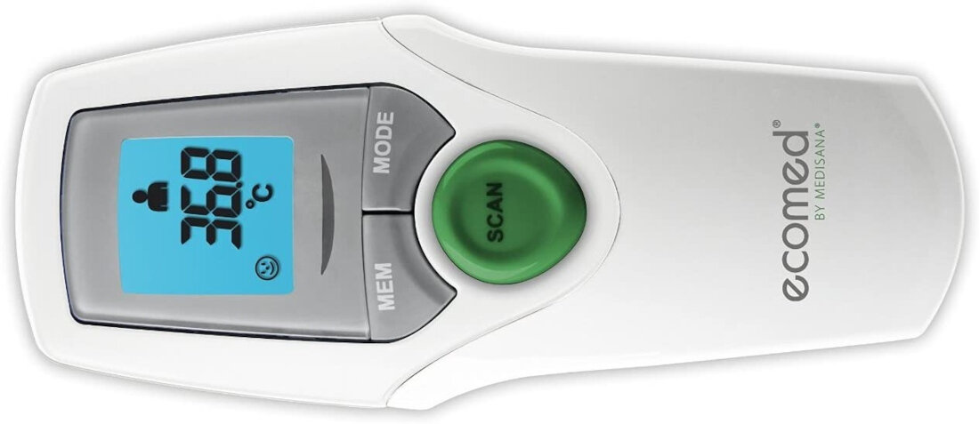 Termometr MEDISANA TM-65E zapamietuje 30 wynikow sprawnie szybko