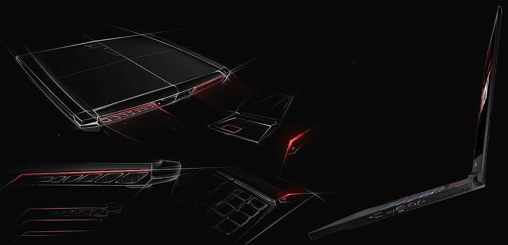Monitor MSI GS73 Stealth - Smukły Wygląd