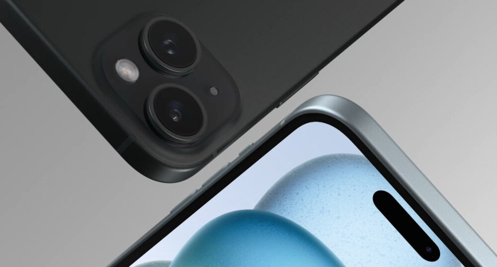 Zbliżenie na dwa smartfony z widocznymi aparatami fotograficznymi i ekranem. Obudowy urządzeń mają ciemne kolory.