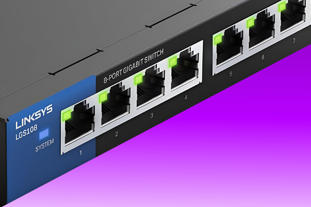 Switch LINKSYS TL-SG116E - montaz 