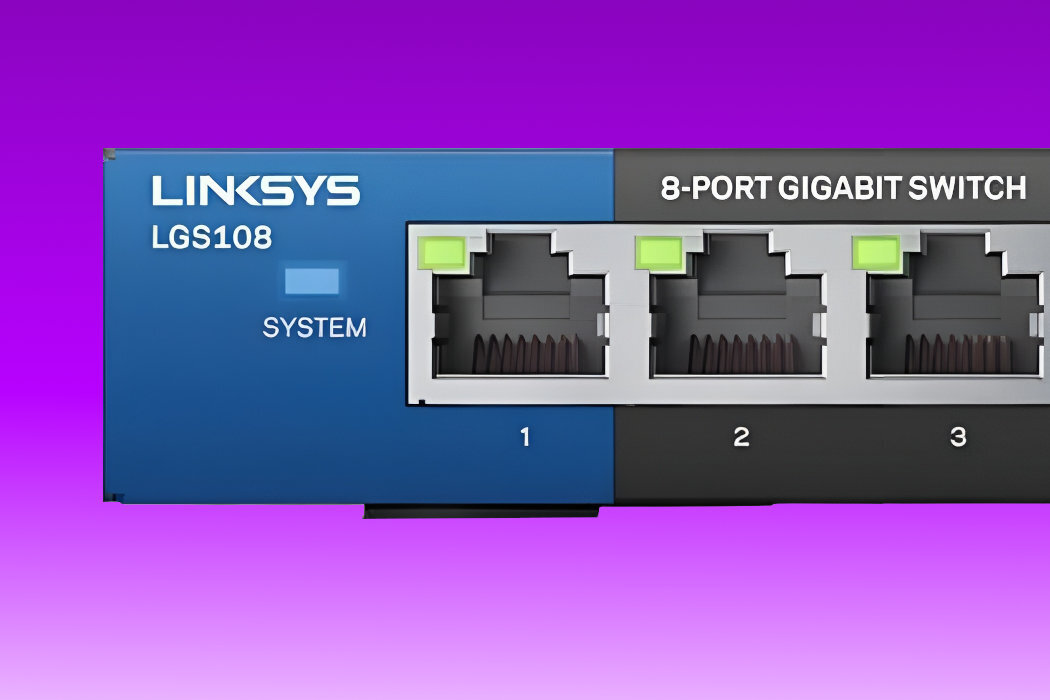 Switch LINKSYS LGS108-EU - transmisja  