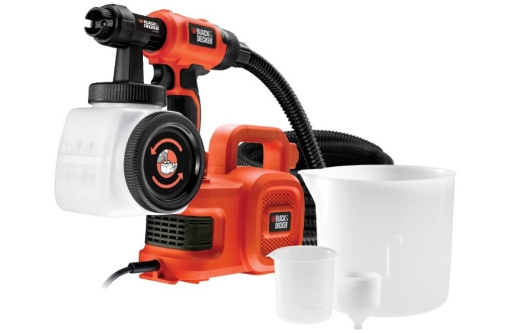 Pistolet natryskowy BLACK&DECKER HVLP400 QS Nieoceniony pomocnik w każdym warsztacie Precyzyjna praca w każdych warunkach