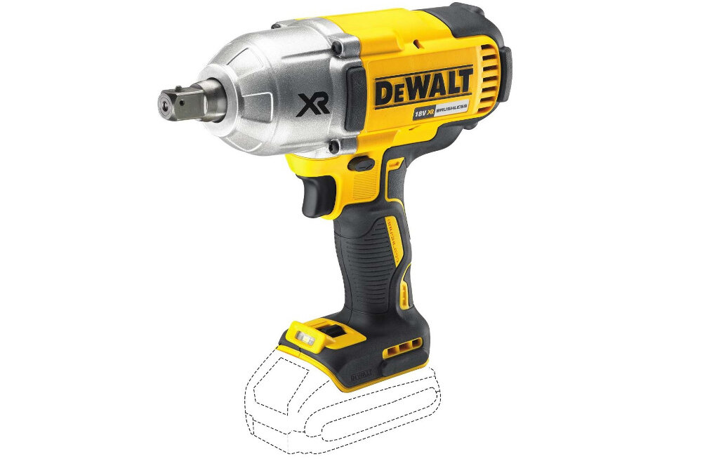 Klucz udarowy DEWALT DCF899N maksymalny moment obrotowy 950Nm regulacja momentu