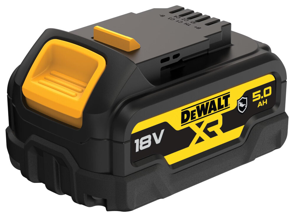 Podkaszarka akumulatorowa DEWALT DCM561P1 zasilanie mocny akumulator litowo-jonowy seria 18V XR pojemnosc 5,0 Ah ladowarka