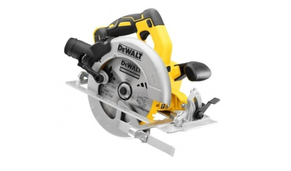 Pilarka tarczowa DeWalt DCS570N-XJ niski poziom drgan dluga zywotnosc bezpieczna praca plynne ustawienia kata