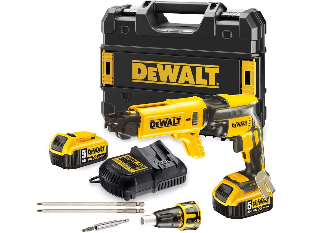 Wkretarka akumulatorowa DEWALT DCF620P2K-QW funkcja zapamietywania ustawien dioda LED blokada wlacznika