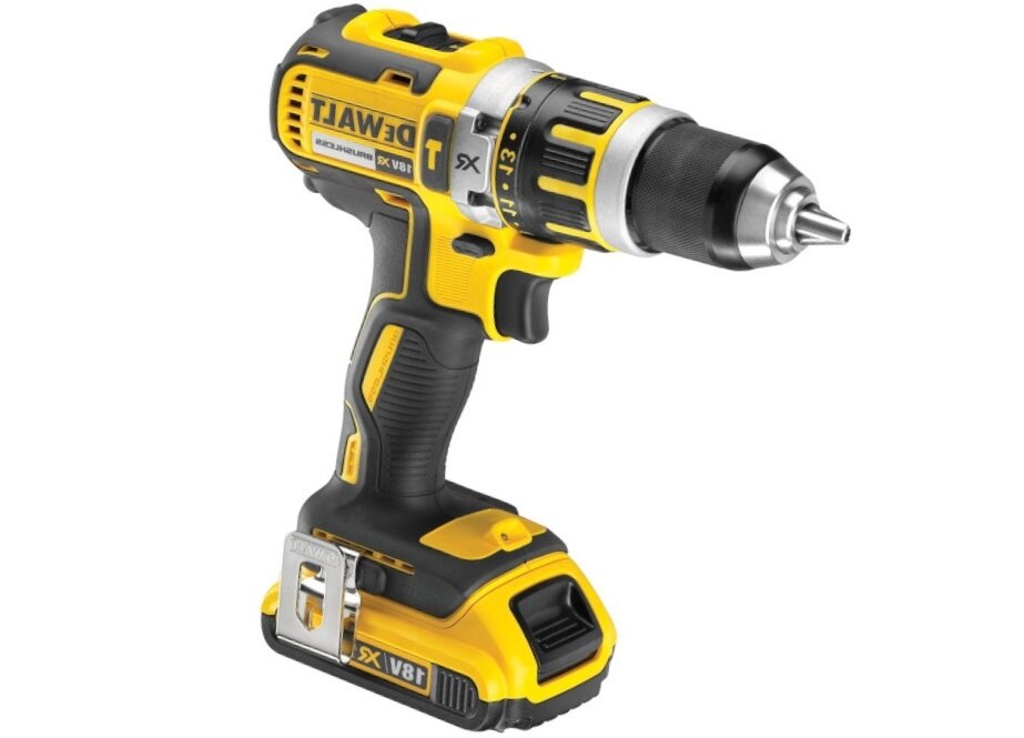 Wiertarko-wkretarka DEWALT DCD795D2 prosta obsluga latwy montaz i demontaz