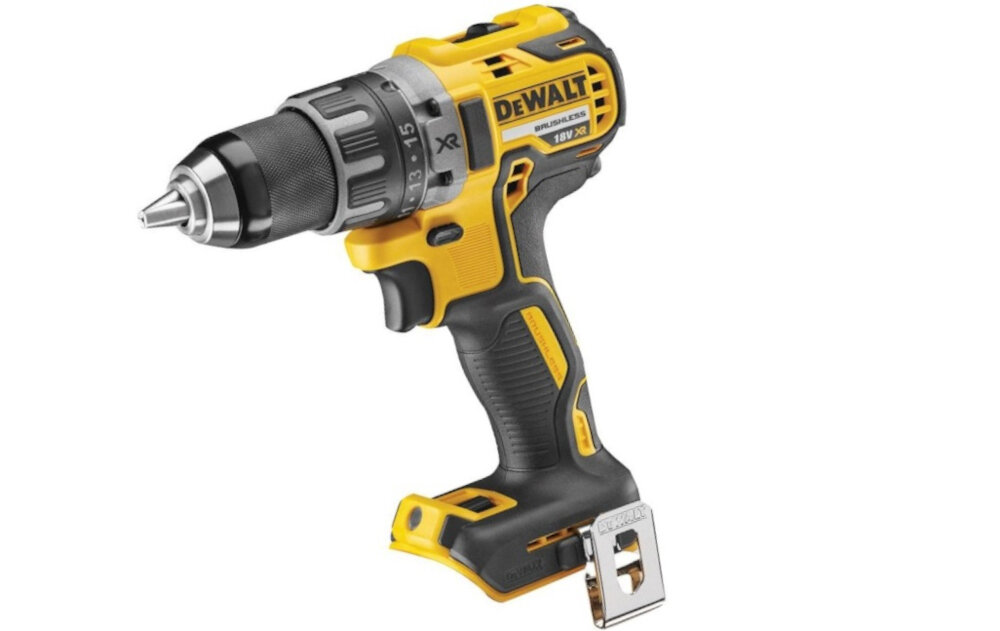 Wiertarko-wkretarka DEWALT DCD791NT komfortowe uzytkowanie ergonomiczny ogromny uchwyt inteligentny wlacznik 15 pozycyjna regulacja