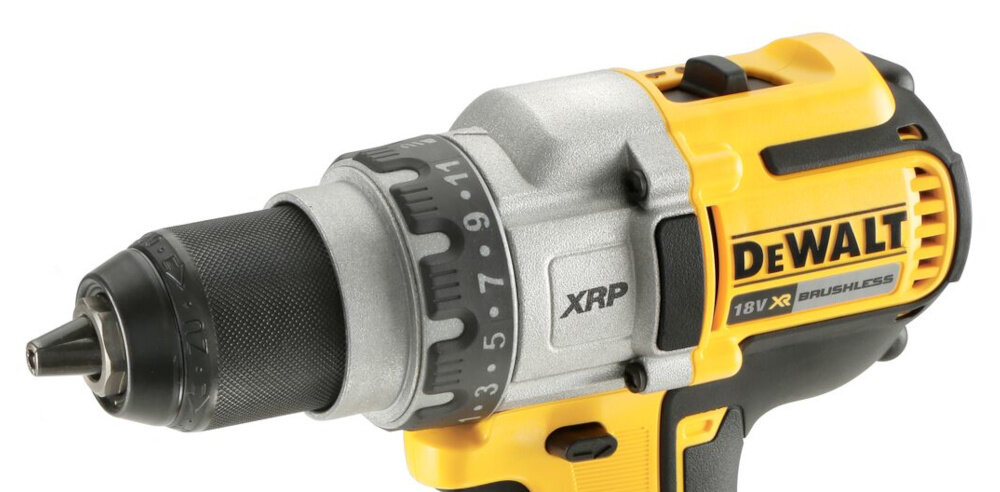 Wiertarko-wkrętarka DEWALT DCD991NT-XJ uchwyt wiertarski jednotulejowe szybkomocujacy do wkretow 1,5-13 mm beznarzedziowy duza wytrzymalosc niezawodnosc bezpieczna latwa praca