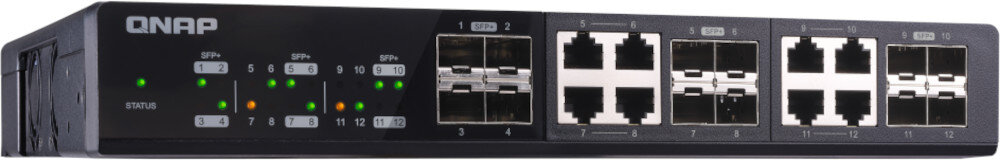 Switch QNAP QSW-1208-8C energooszczędność pobór prądu