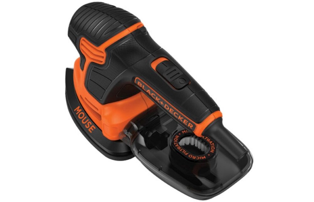 Szlifierka oscylacyjna BLACK DECKER Mouse KA2000 Maksymalna kontrola w każdej pozycji