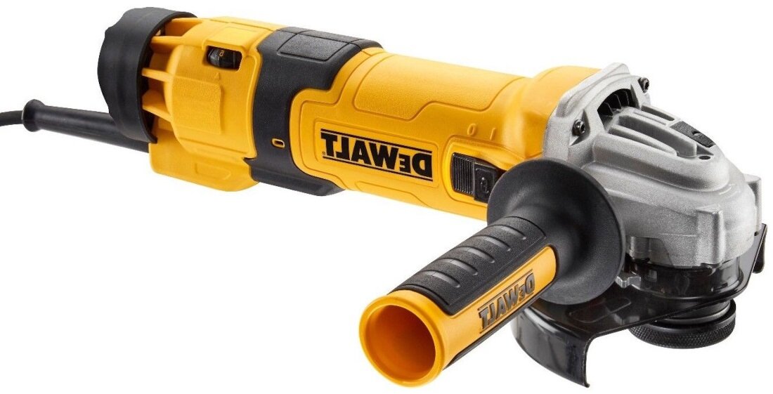 Szlifierka katowa DEWALT DWE4257 dluga zywotnosc dostep do ciasnych miejsc kontrola
