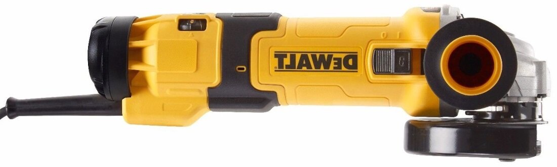 Szlifierka katowa DEWALT DWE4257 zabezpieczenie trwalosc silnika samoodlaczajace sie szczotki zabezpieczaja silnik