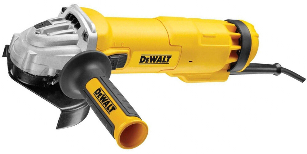 Szlifierka kątowa DEWALT DWE4217KT zabezpieczenie przed samoczynnym uruchomieniem