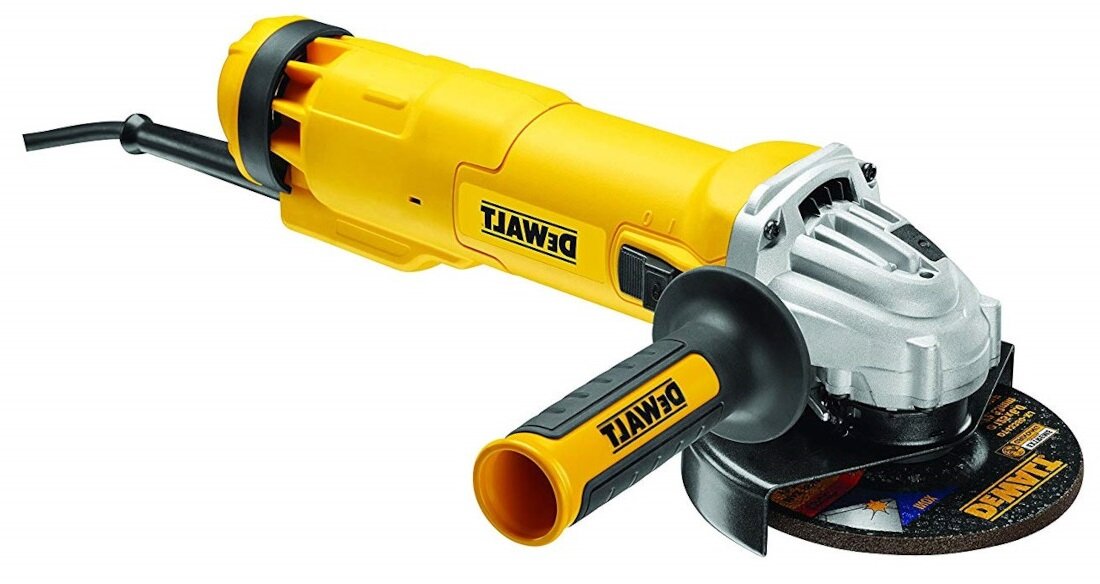 Szlifierka katowa DEWALT DWE4237K zabezpieczenie trwalosc silnika samoodlaczajace sie szczotki zabezpieczaja silnik
