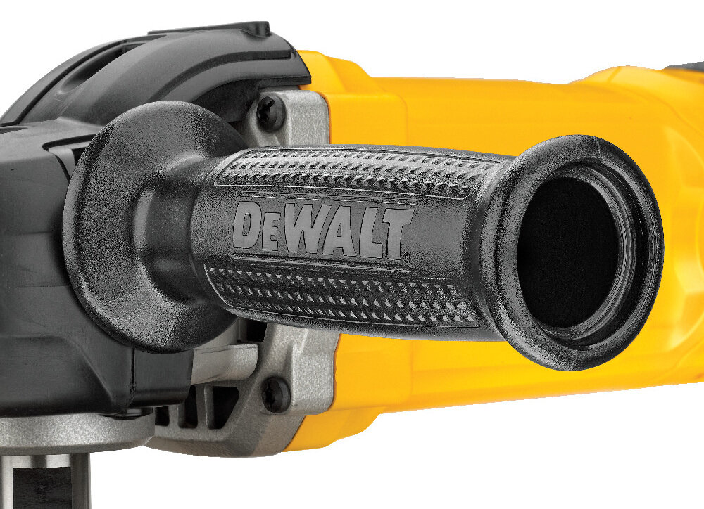 Polerka DEWALT DWP849X-QS 2 typy rękojeści zamknięta pałąkowa boczna prosta wyprofilowane możliwość mocowania w kilku położeniach