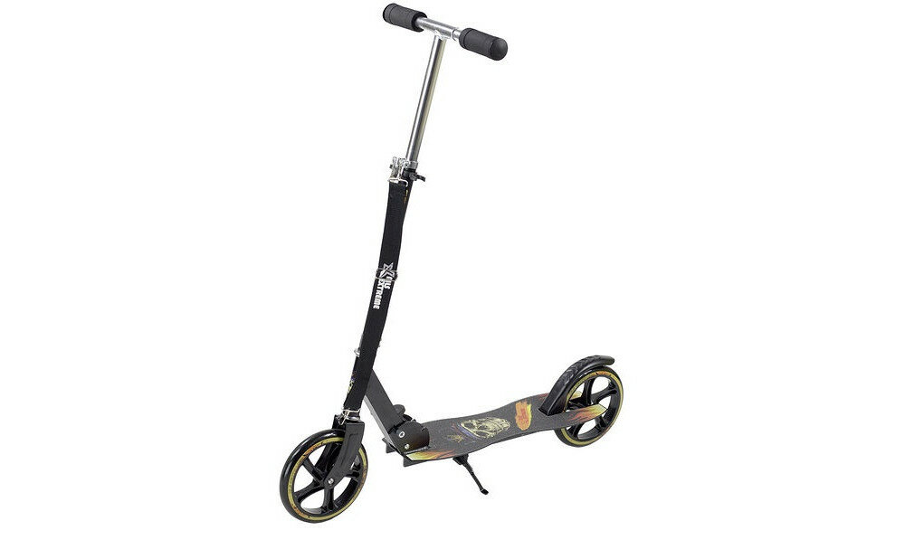 Hulajnoga NILS EXTREME HA205D Czarny front wyglad