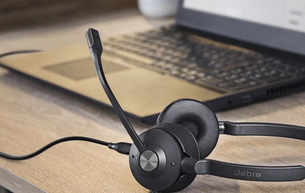 Słuchawki nauszne JABRA Engage 65 Stereo Czarny podłączenie konfiguracja przyciski obsługa