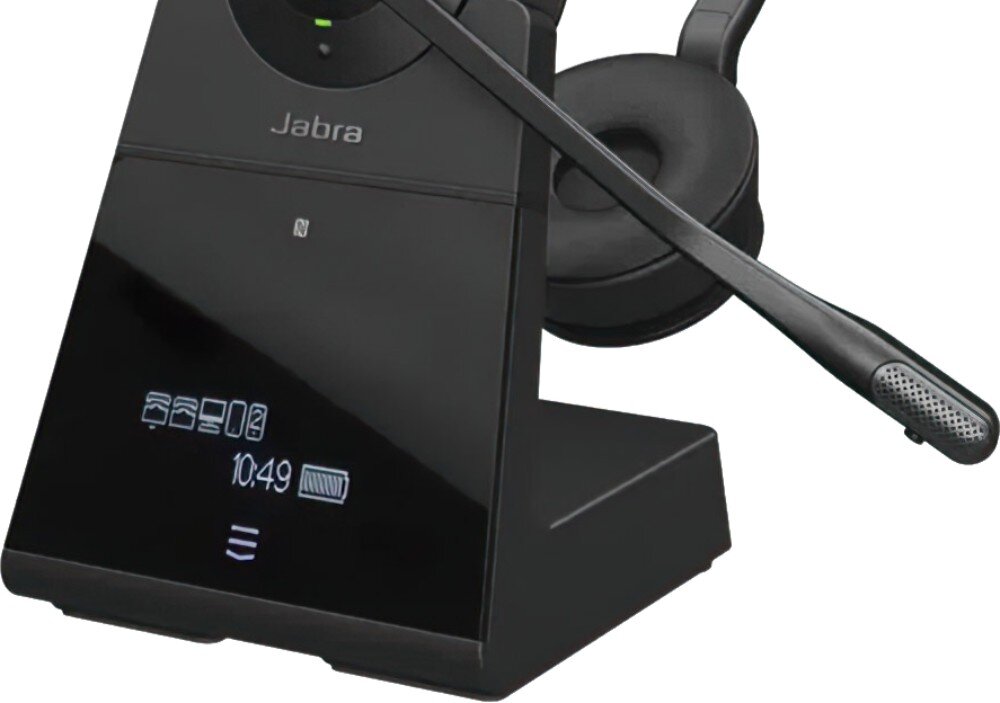 Słuchawki nauszne JABRA Engage 75 Stereo Czarny bateria czas działania ładowanie