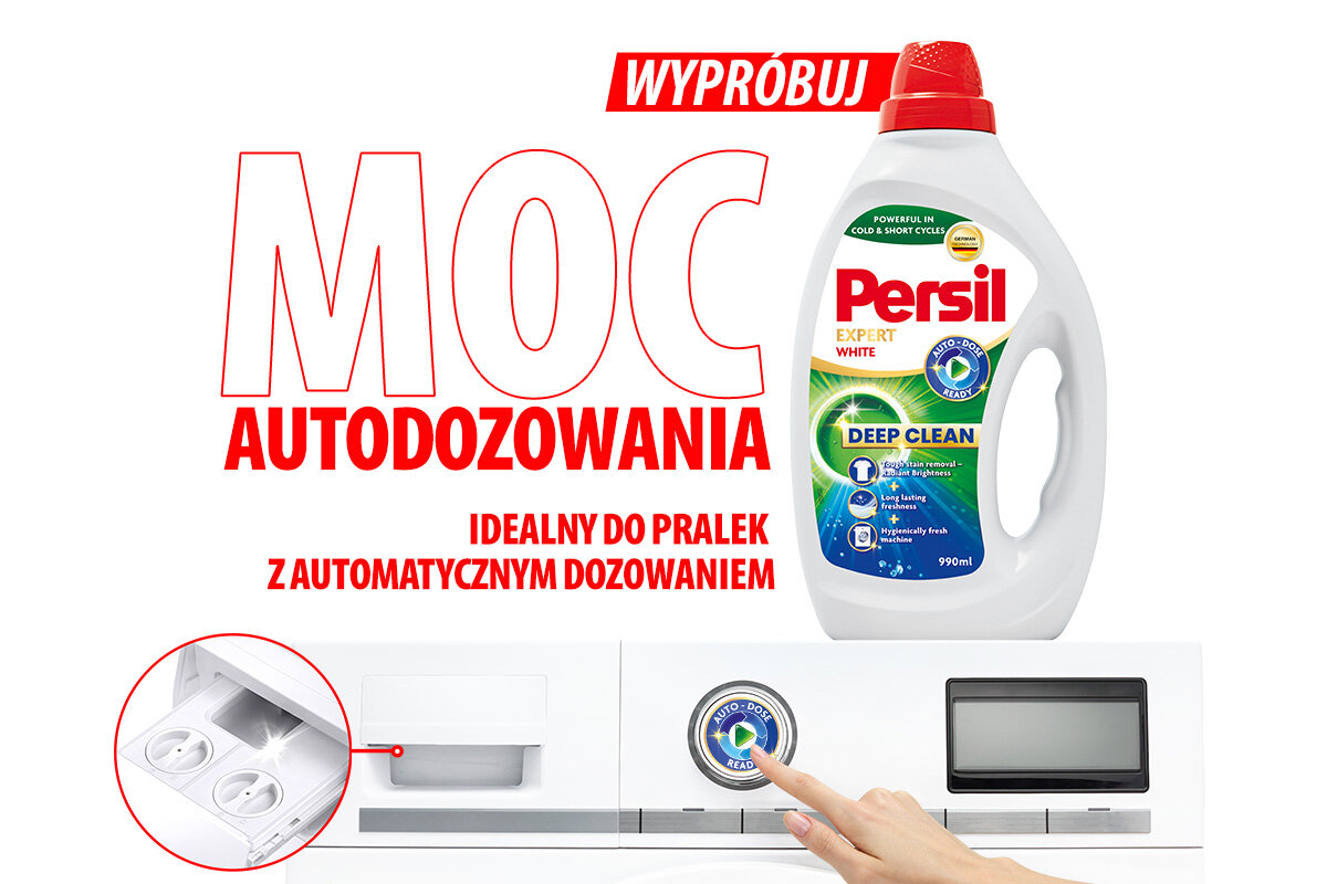 Żel do prania PERSIL Autodose Deep Clean Expert White 990 ml do białych tkanin