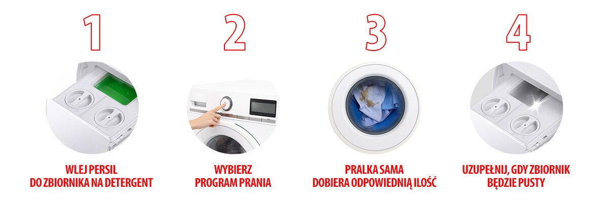Żel do prania PERSIL Autodose Deep Clean Expert White 990 ml do białych tkanin