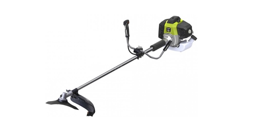 Kosa spalinowa RYOBI RBC42FSBO solidny sprzęt niska waga 8,95 kg zachowano proporcje mocy do masy