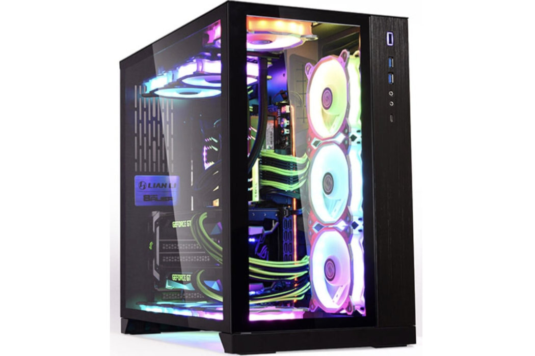 Obudowa LIAN LI O11 Dynamic Filtry montaż aranżowania kabli panel