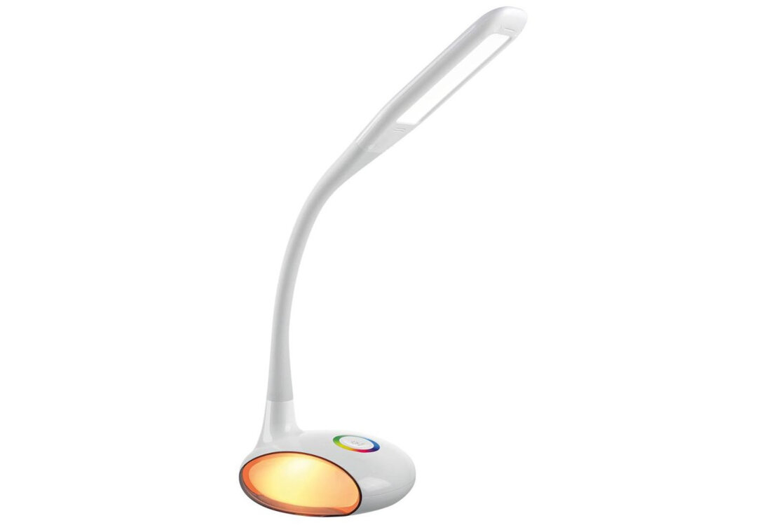 Lampka biurkowa ACTIVEJET AJE-VENUS RGB Biały certyfikaty normy jakości niska klasa energetyczna zużyciu energii środowisko