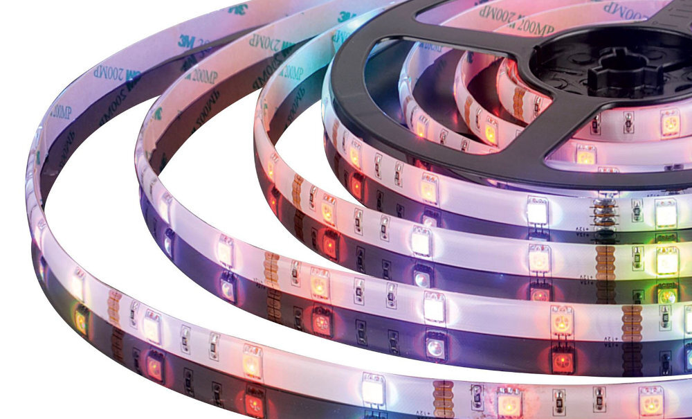 TAŚMA LED MUSIC STRIPE RGB 3M IP65 ochrona przed wilgocia