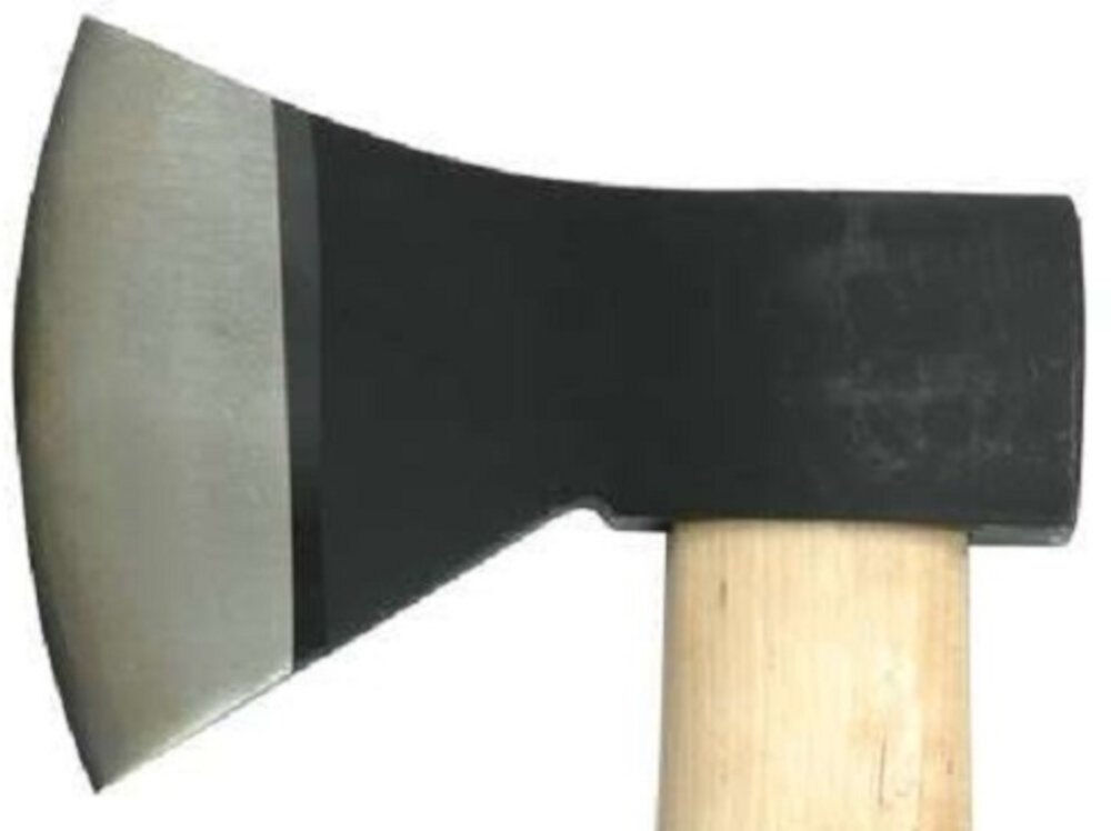 Siekiera uniwersalna FLO 33107 1 kg wysoka jakosc stali obuch wykonczony szlifowaniem i czernieniem trwalosc odpornosc na uszkodzenia