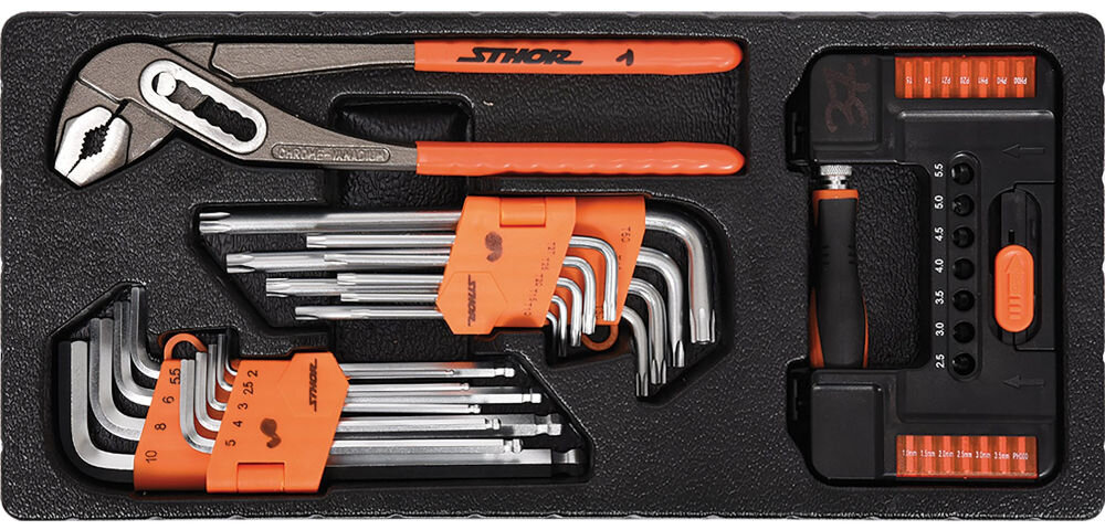 Szafka serwisowa STHOR 58550 bity hex key torx key
