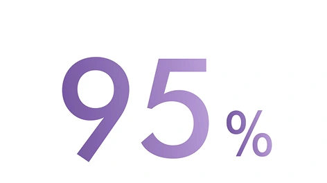 95%