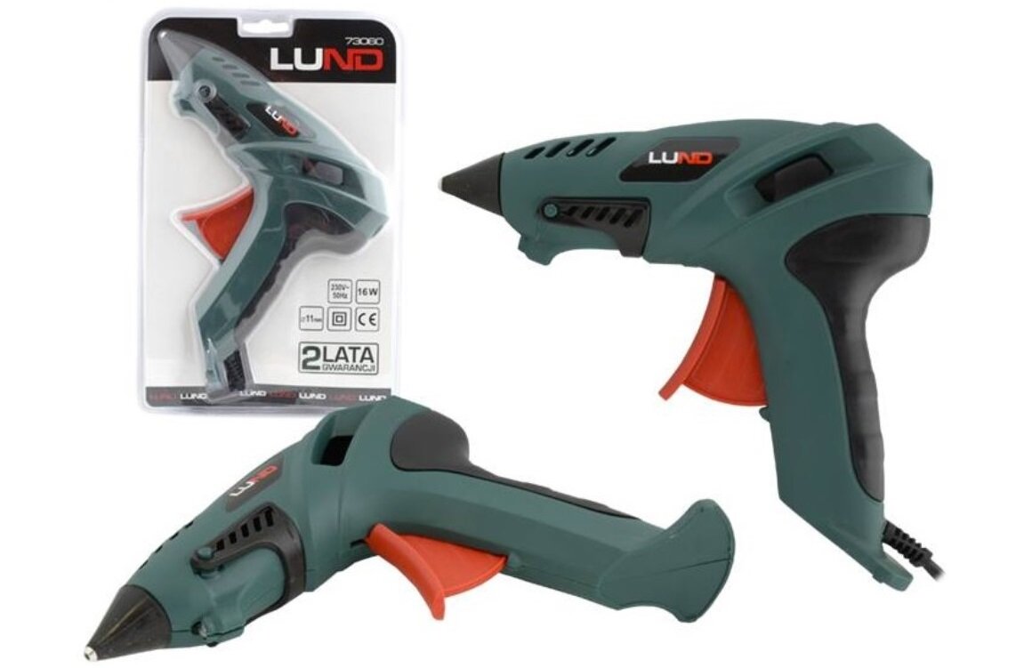 Pistolet do kleju LUND 73060 Bezpieczne przechowywanie