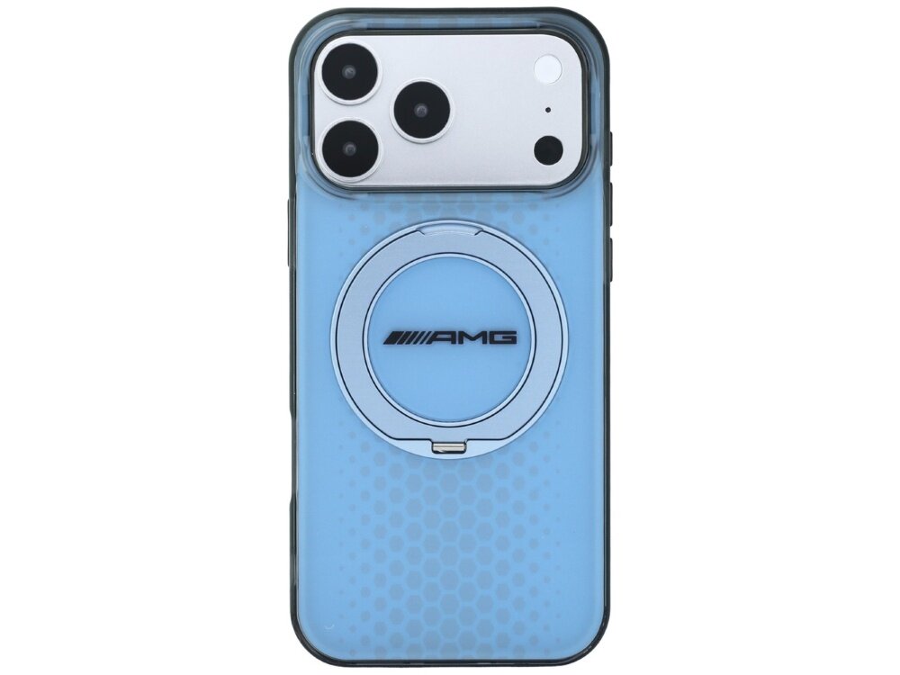 Etui AMG IML Double Layer Urban Line with Ring Stand MagSafe z konstrukcją PC i TPU