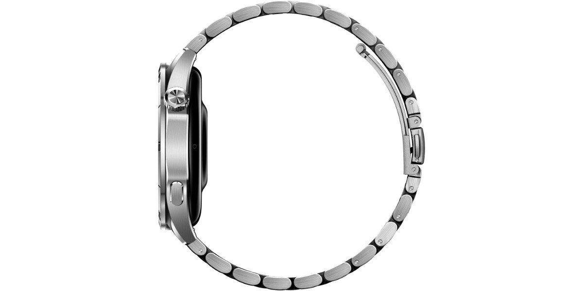 Smartwatch MIBRO GT Srebrny na białym tle.