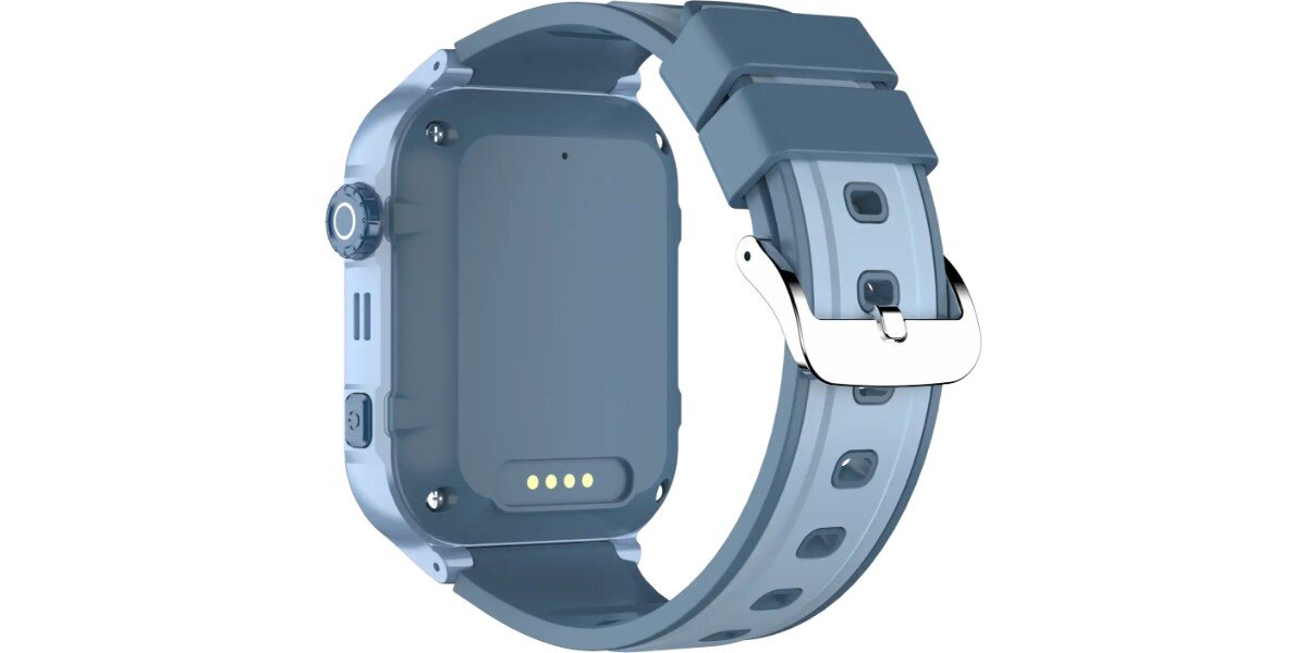 Smartwatch DENVER SWGL-149BU Niebieski na białym tle.