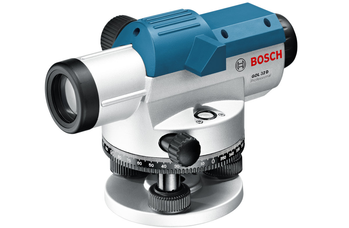 NIWELATOR BOSCH PROFESSIONAL GOL 32 D pryzmat celownik obiektyw