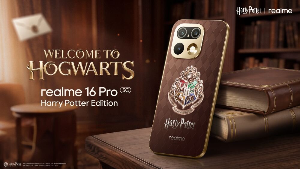 Smartfon REALME 16 Pro 5G 12-256GB 6.78 144Hz Harry Potter Edition  