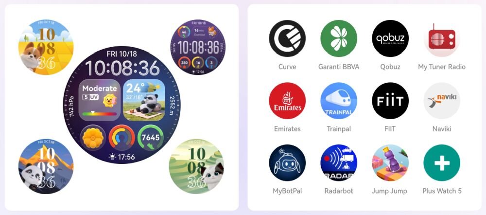 HUAWEI WATCH 6 eSIM połączenia NFC współpraca z dwoma telefonami