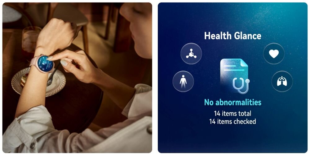 HUAWEI WATCH 6 zdrowie na oku HRV SpO2 EKG monitoring parametrów